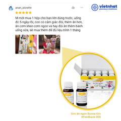 Siro ăn ngon Buona Energia Oro cho trẻ biếng ăn chậm lớn