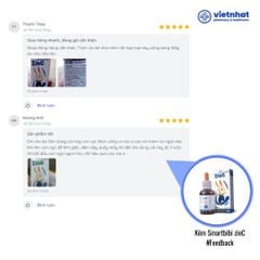 Kẽm chelate hữu cơ Smartbibi ZinC, cải thiện biếng ăn và tăng đề kháng cho trẻ