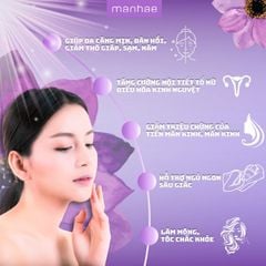 Viên uống cân bằng nội tiết Manhae Menopause Nutrisante, nhập khẩu chính hãng từ Pháp