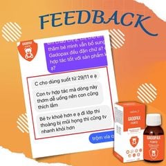 Siro Gadopax Forte, tăng đề kháng và cải thiện miễn dịch ở trẻ em từ 0 tháng tuổi, chai 100ml