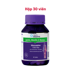 Viên uống bổ xương khớp Glucosamine 1500 Plus - Henry Blooms của Úc, tăng tiết dịch khớp, bảo vệ màng sụn khớp, giảm viêm khớp