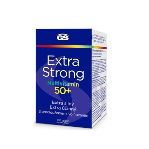 Viên uống tăng cường sức khỏe GS Extra Strong Multivitamin 50+ cho người lớn từ 50 tuổi, hộp 30 viên