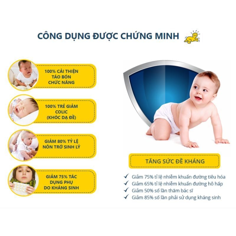 Men vi sinh Biogaia, men vi sinh từ sữa mẹ, bổ sung lợi khuẩn cho bé, nhập khẩu chính hãng, lọ 5ml