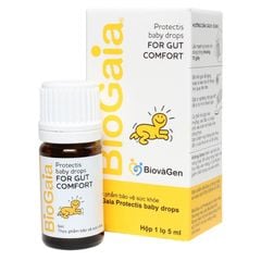 Men vi sinh Biogaia, men vi sinh từ sữa mẹ, bổ sung lợi khuẩn cho bé, nhập khẩu chính hãng, lọ 5ml