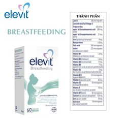 Elevit Breastfeeding – Elevit sau khi sinh và cho con bú, Hộp 30 viên