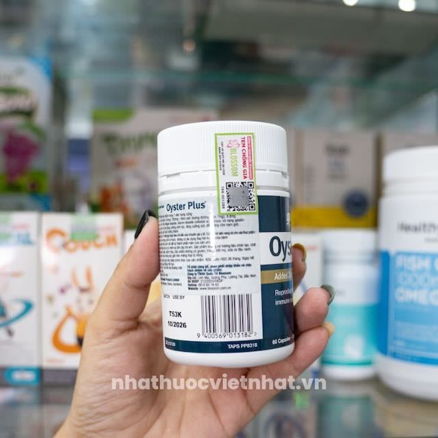 Tinh Chất Hàu Goodhealth Oyster Plus - Bí quyết Tăng Cường Sinh Lý Nam Hiệu Quả, Hộp 60 Viên (Nhập khẩu chính hãng)