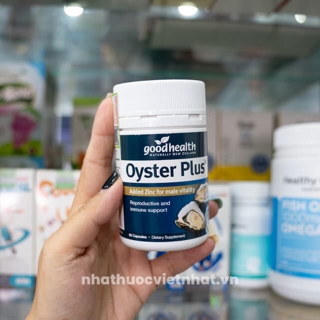 Tinh Chất Hàu Goodhealth Oyster Plus - Bí quyết Tăng Cường Sinh Lý Nam Hiệu Quả, Hộp 60 Viên (Nhập khẩu chính hãng)