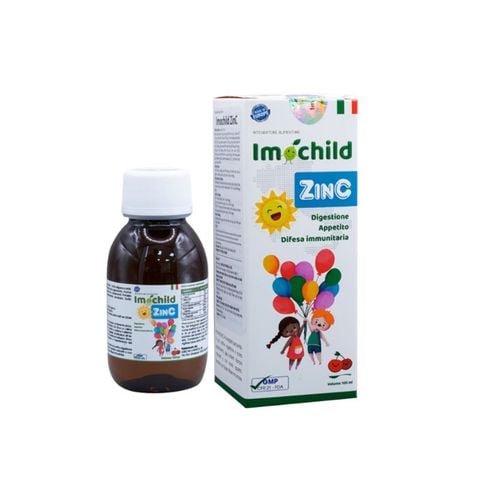 Imochild ZinC - Bổ sung kẽm, tăng cường sức đề kháng, cải thiện tiêu hoá ở trẻ (100ml)