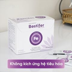 Sắt nước hướng đích Bestifer Mom cho mẹ bầu và sau sinh, giảm thiếu máu do thiếu sắt, hộp 24 gói