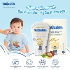 Kem Kutieskin bôi dịu da, dịu vết mẫn ngứa, rôm sảy, côn trùng đốt, hăm tả cho bé tuýp 30g