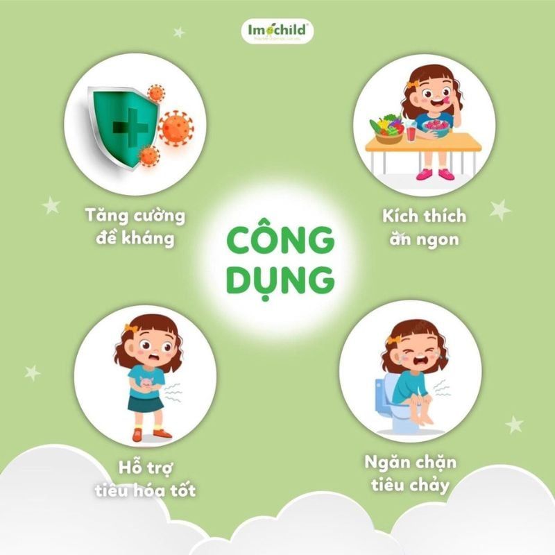 Imochild ZinC - Bổ sung kẽm, tăng cường sức đề kháng, cải thiện tiêu hoá ở trẻ (100ml)
