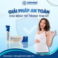 Kem bôi trĩ RectroCare - Giảm nhanh đau rát, và ngứa cho trĩ nội và trĩ ngoại, nhập khẩu Ý