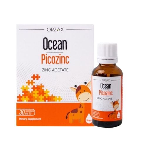 Ocean Picozinc - Siro Kẽm Hữu Cơ Hỗ Trợ Trẻ Biếng Ăn, Tăng Đề Kháng Cho Trẻ Từ 3 Tháng Tuổi