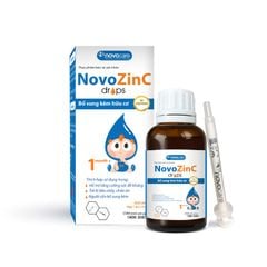 NovozinC - Kẽm hữu cơ dễ hấp thu, hỗ trợ tiêu hóa và tăng sức đề kháng cho bé