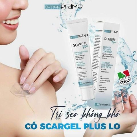 Kem trị sẹo Scargel Plus DottorPrimo - Giải pháp làm mờ sẹo hiệu quả từ Ý, tuýp 10ml