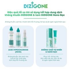 Kem bôi Dizigone Nano Bạc Terrapharm - Hỗ trợ kháng khuẩn, tái tạo da và ngăn ngừa sẹo (25g)