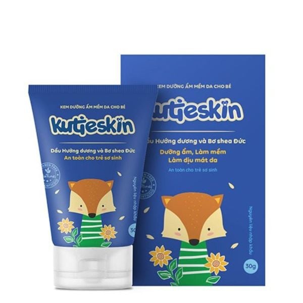 Kem Kutieskin dưỡng ẩm giúp làm mềm da cho bé, giảm khô ngứa, nứt nẻ da (màu xanh đậm)
