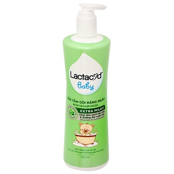 Sữa tắm gội hằng ngày Lactacyd Baby