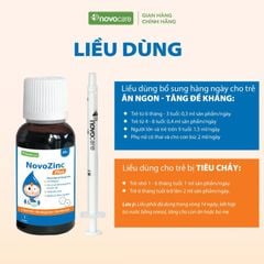 NovozinC - Kẽm hữu cơ dễ hấp thu, hỗ trợ tiêu hóa và tăng sức đề kháng cho bé