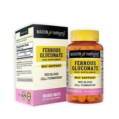 Sắt Ferrous Gluconate Mason - Ngăn ngừa thiếu máu thiếu sắt hiệu quả cho mẹ bầu
