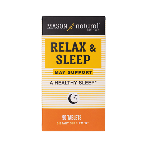 Mason Natural Relax & Sleep - Cải thiện và nâng cao chất lượng giấc ngủ, hộp 90 viên