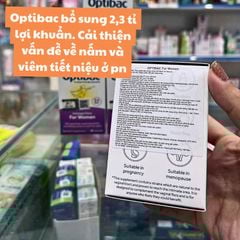 Optibac Probiotic For Women (Optibac tím) mẫu mới, men vi sinh phụ khoa số 1 từ Anh Quốc - nhập khẩu chính hãng