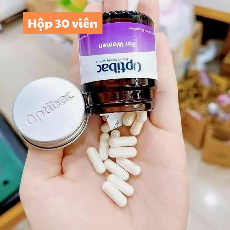 Optibac Probiotic For Women (Optibac tím) mẫu mới, men vi sinh phụ khoa số 1 từ Anh Quốc - nhập khẩu chính hãng