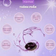 Viên uống cân bằng nội tiết Manhae Menopause Nutrisante, nhập khẩu chính hãng từ Pháp