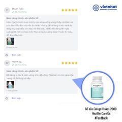 Ginkgo Biloba 2000 Healthy Care Từ Úc - Giảm Đau Đầu, Chóng Mặt và Mất ngủ, Hộp 100 Viên
