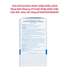 Viên uống dầu cá hồi đại dương Úc Careline Fish Oil 1000mg