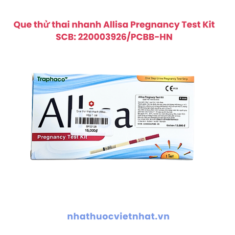 Que thử thai nhanh Allisa Pregnancy Test Kit