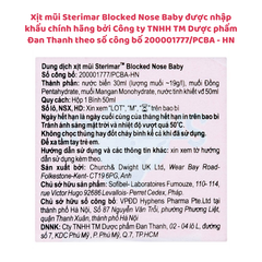Xịt mũi cá heo màu cam Sterimar Blocked Nose Baby - Giảm nghẹt mũi, sổ mũi cho trẻ từ 3 tháng tuổi, Chai 50ml