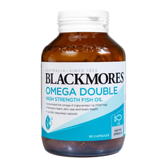 Dầu cá Blackmores Omega Double High Strength Fish Oi - Hỗ Trợ Tăng Cường Chức Năng Não Bộ và Thị Lực Hiệu Quả