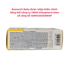 Buonavit Baby, vitamin tổng hợp dạng nhỏ giọt cho trẻ từ 0 tháng tuổi, mẫu mới, lọ 20ml