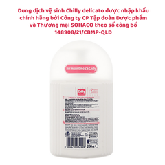 Dung dịch vệ sinh phụ nữ Chilly delicato