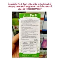 Smartbibi Flu C - Hỗ trợ giảm cảm lạnh, cảm cúm, nhập khẩu từ Ý