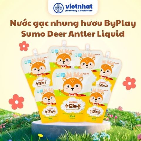 Nước Gạc Nhung Hươu ByPlay Sumo Deer Antler Liquid -  Giúp Bé Ăn Ngon, Tăng Cân Và Phát Triển Khỏe Mạnh