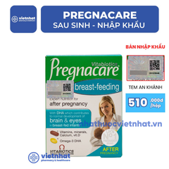 Vitamin tổng hợp sau sinh Pregnacare Breast feeding Bú Anh - Nhập khẩu chính hãng