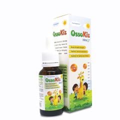 OssoKiz - Vitamin D3K2 MK7 hỗ trợ phát triển chiều cao cho trẻ từ Tây Ban Nha