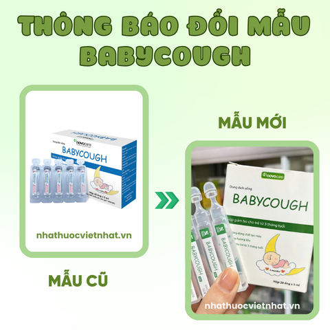 Baby Cough - Siro Ho Cho Trẻ Từ 3 Tháng Tuổi (Hộp 20 ống x 5ml)