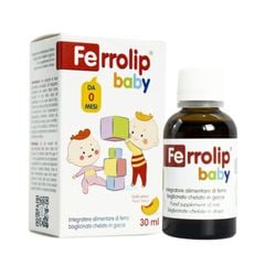 Sắt hữu cơ Ferrolip Baby - Hỗ trợ giảm nguy cơ thiếu máu, thiếu sắt ở trẻ em