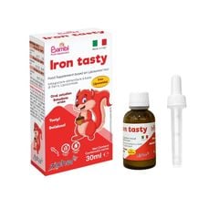 Sắt Nhỏ Giọt Iron Tasty Từ Ý - Giải Pháp Toàn Diện Cho Trẻ Thiếu Máu Thiếu Sắt, Chai 30ml