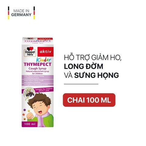 Siro ho cho bé Kinder Thymepect Doppelherz , nhập khẩu từ Đức
