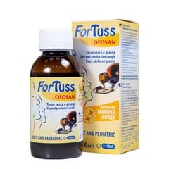 Siro ho ForTuss - Giảm ho khan, ho có đờm đặc, an toàn và hiệu quả cho trẻ từ 1 tuổi, chai 150ml