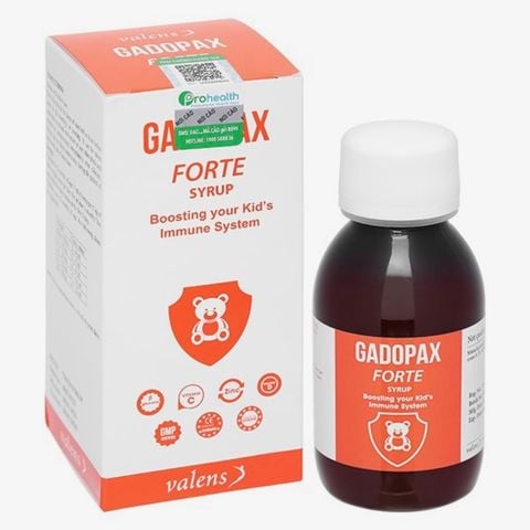 Siro Gadopax Forte, tăng đề kháng và cải thiện miễn dịch ở trẻ em từ 0 tháng tuổi, chai 100ml