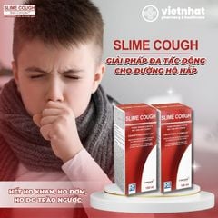 Siro ho Slime Cough - Giải pháp hiệu quả cho cơn ho dai dẳng, an toàn cho cả gia đình, chai 150ml
