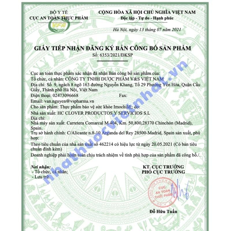 Imochild D3K2 - Bổ sung D3K2 và DHA, hỗ trợ phát triển xương và não bộ cho trẻ, chai 20ml