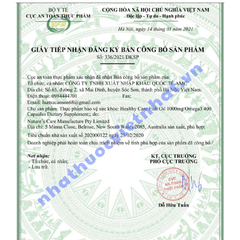 Dầu cá Healthy Care Fish Oil 1000mg Omega 3 - Bí quyết duy trì sức khỏe tim mạch và não bộ, lọ 400 viên