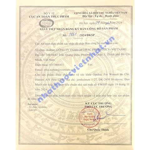 Optibac Probiotic For Women (Optibac tím) mẫu mới, men vi sinh phụ khoa số 1 từ Anh Quốc - nhập khẩu chính hãng