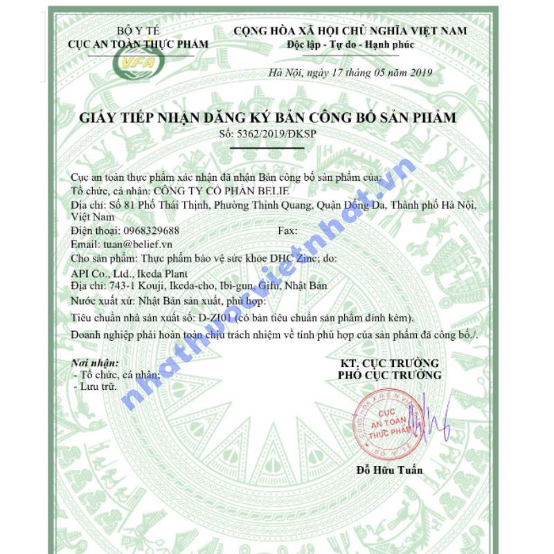 Viên Uống Bổ Sung Kẽm DHC (DHC Zinc) Giúp Ngăn Ngừa Mụn Trứng Cá Hiệu Quả